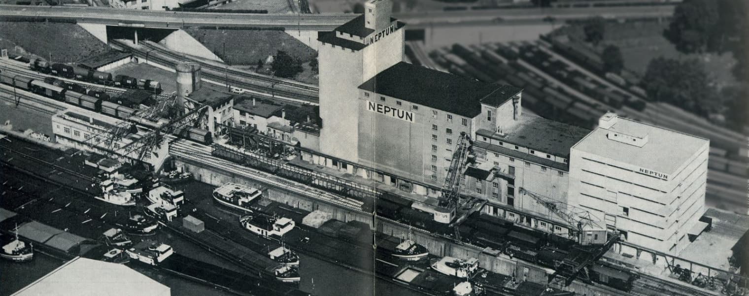 Neptun facilities in Basel port where our family business in Switzerland began in 1920.